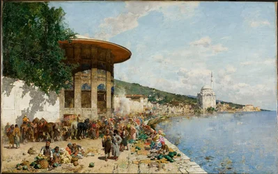 Jour de marché à Constantinople